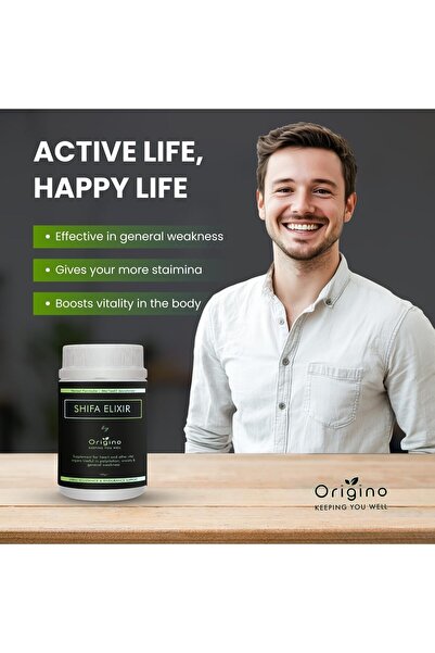 Origino Shifa Elixir – Herbal Alternative Therapy | Daily Vitality, Energy Support, Relaxation & Recovery
