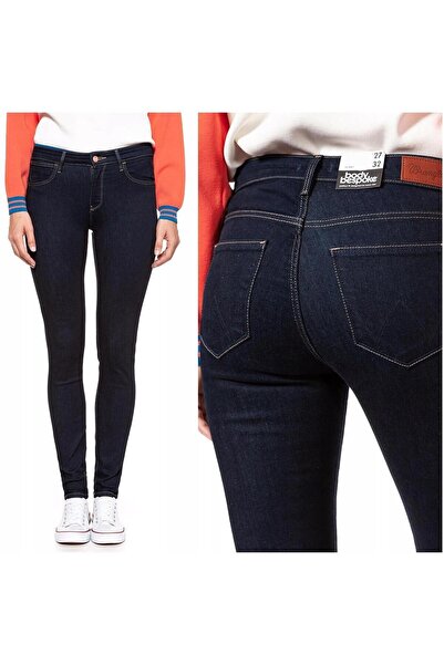 WRANGLER Blugi de damă, Wrangler, bumbac, lungime normală, fermoar, 5 buzunar...