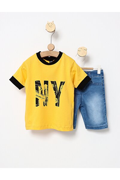 MiniKids Costumas de vara Brooklyn galben 104 (3-4 ani)