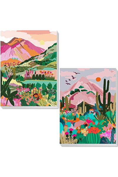 Other Set Pictura pe Numere - Peisaj, Vopsele Acrilice, Panza pe Sasiu - 20x3...