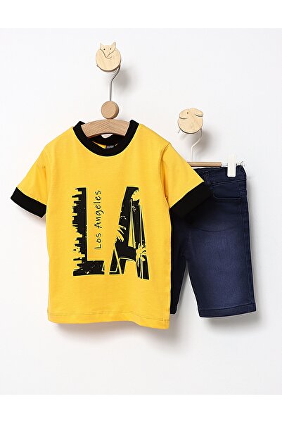 MiniKids Costumas de vara Los Angeles galben 110 (4-5 ani)
