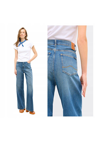 Mustang Women's Jeans, Mustang, Cotton, Regular Length, Zipper, 5 Pockets, Bl...