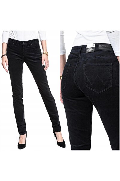 WRANGLER Blugi de damă, Wrangler, Slim, 10648-79, Bumbac, Lungi, Petite, Deni...