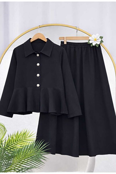 MODA VEDAT Women's Ruffle Skirt Set -0550