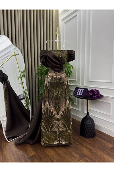 ranin Embroidered evening dress