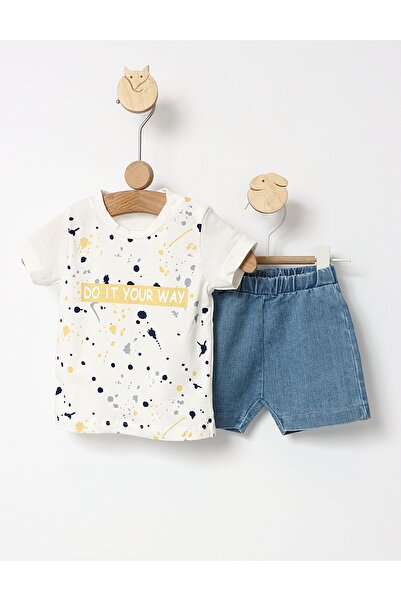 MiniKids Σετ Your Way για το καλοκαίρι λευκό μοντέλο 86 (12-18 μηνών)