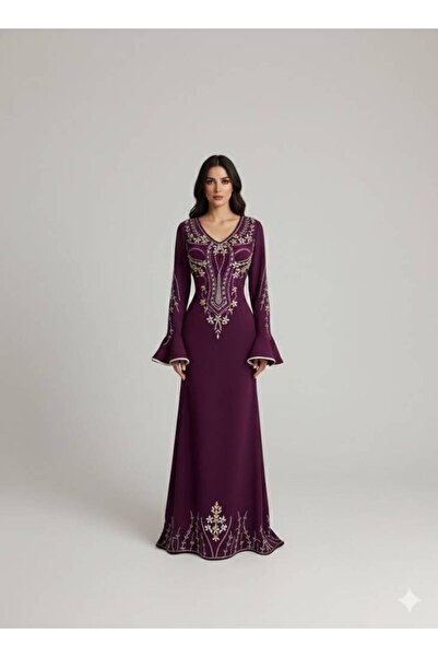 ranin Barbie jalabiya with hand embroidery