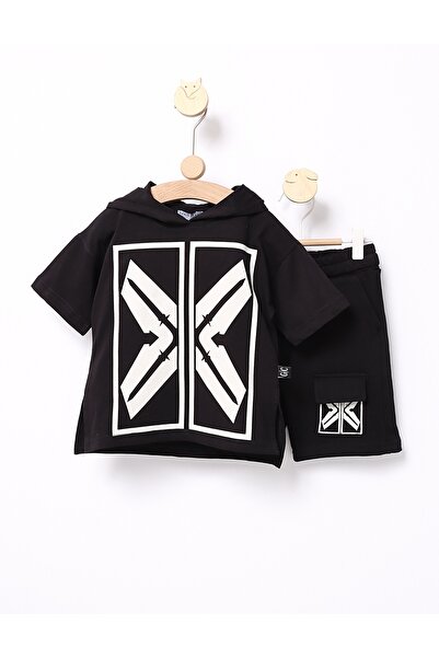 MiniKids Σετ καλοκαιρινών Templeates μαύρο 116 (5-6 ετών)