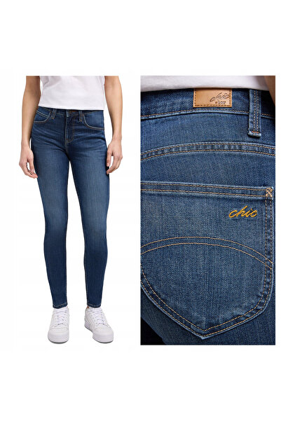 Lee Women's Jeans, Lee, Cotton, Regular Length, Zipper, 5 Pockets, Blue, 27/31