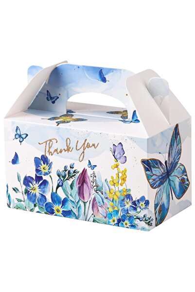 Other Gift boxes with butterflies, cardboard, set of 12 pieces - With Printed...