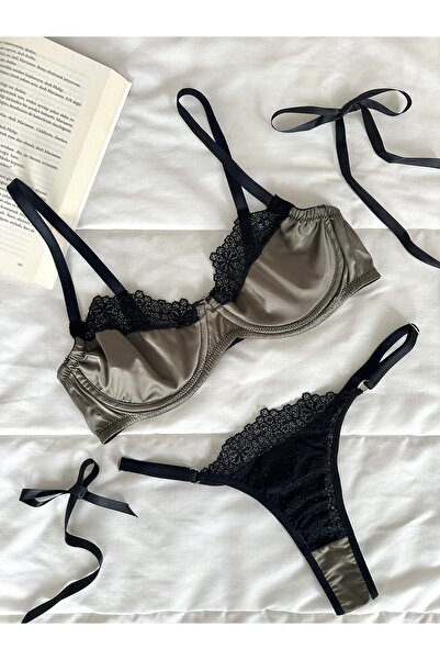 Feruzdesign Vianne Green Underwire Bra Set