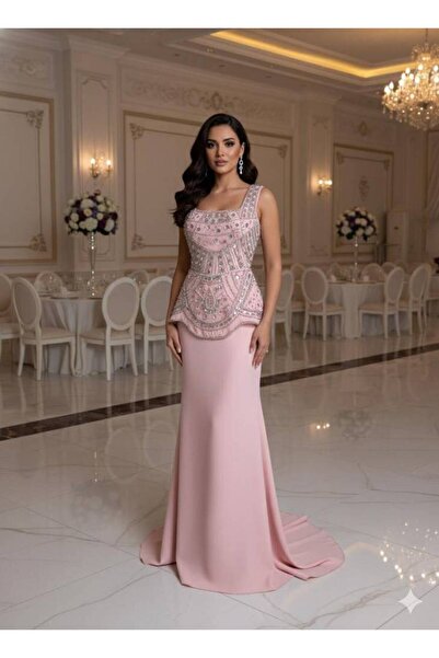 ranin Evening dress with embroidered bodice