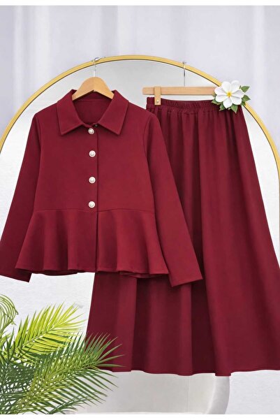 MODA VEDAT Women's Ruffle Skirt Set -0550