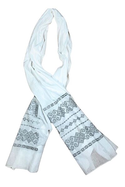 rody's forever Traditional women's scarf MCP white/gray
