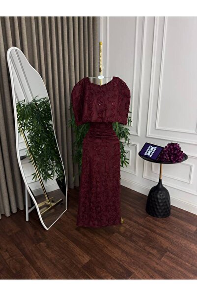 ranin Evening dress with Lace embroidery