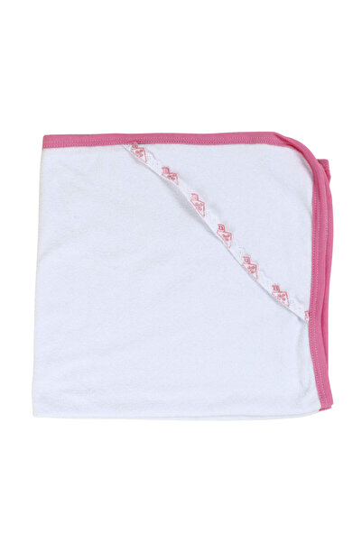 MiniKids Πετσέτα μπάνιου Romania με ροζ Δαντέλα