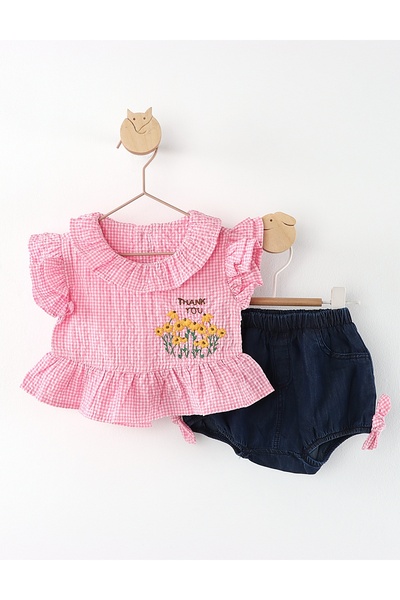 MiniKids Cumino Elaine ροζ premium σετ 92 (18-24 μηνών)