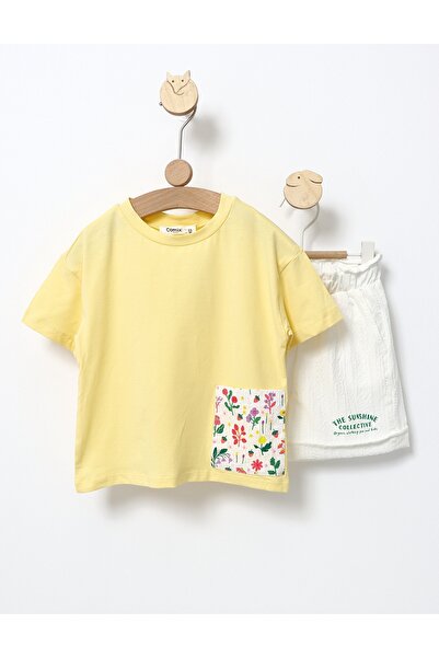 MiniKids Set Shine KIZ 2 piese galben 128 (7-8 ani)