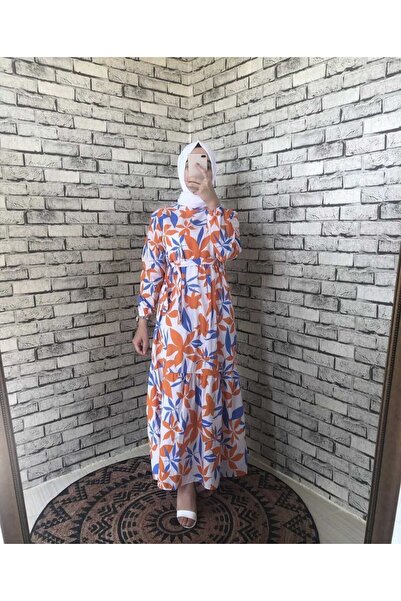 MODELİSA YAZLIK DESENLİ ELBİSE