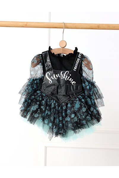 MiniKids Set SunShine rochita si bluzita cu verde 110 (4-5 ani)