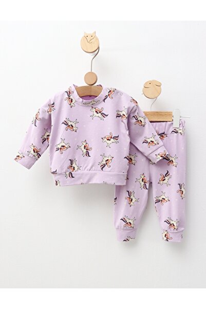 MiniKids Compleu Flying Unicorn, cu mov 80 (9-12 luni)