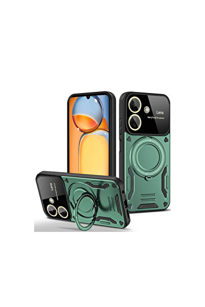 cepmoda غطاء REDMI "13C" D ماصّ للصدمات مع حامل كاميرا 360 درجة وحلقة حماية [...