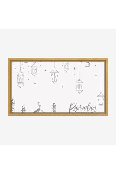 Tajridhome لوحة كانفاس رمضان - ديكور روحاني أنيق للبيت - لوحات رمضانية فخمة -...