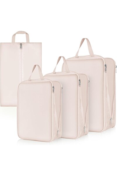 Other Travel Organizer Set - 4 Pieces, Waterproof Nylon, Ventilation Mesh - B...