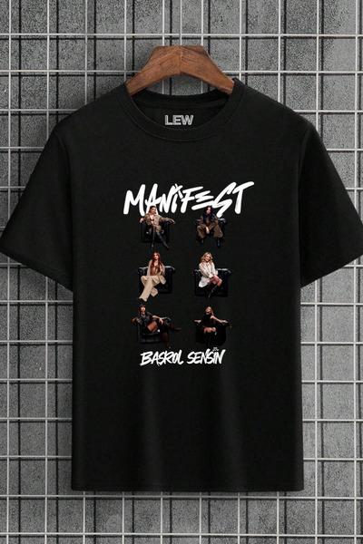 lovver Μπλουζάκι από βαμβάκι με σχέδιο νέου τραγουδιού Manifest, με εκτύπωση ...