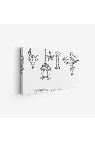 Tajridhome لوحة كانفاس رمضان - ديكور روحاني أنيق للبيت - لوحات رمضانية فخمة -...