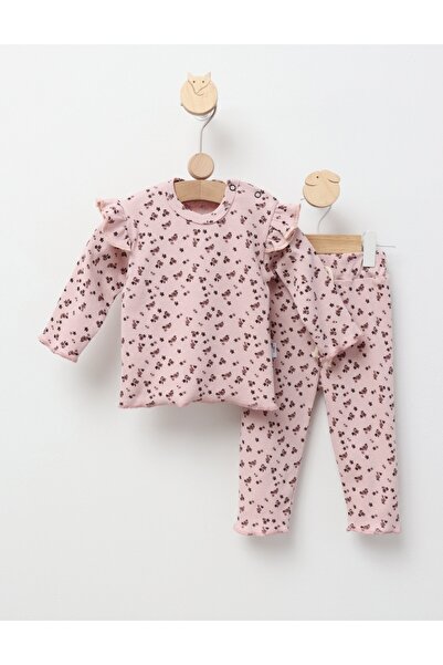 MiniKids Στολή Lovely Flowers, ροζ 92 (18-24 μηνών)