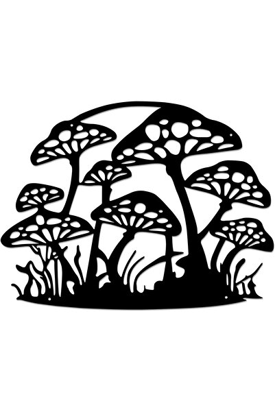 Other Decoratiune Perete Metal, Model Ciuperci, Fier Durabil, Stil Cottagecor...