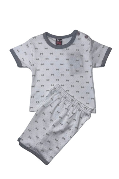GENERAL Girls' two-piece pajama set with a unique pattern (shorts and t-shirt...