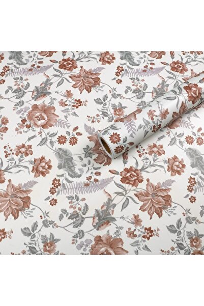 Other Folie Autoadeziva Vintage - Model Flori Albe, PVC Rezistent la Apa - 40...