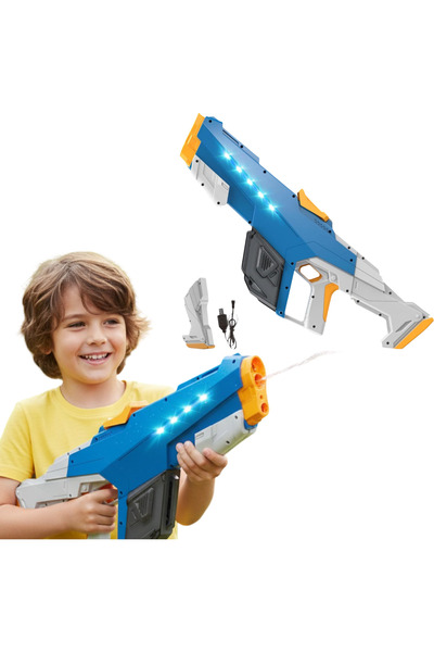 Other Automatic Electric Water Gun - Large Tank, ABS Plastic - 55 cm, USB, Blue