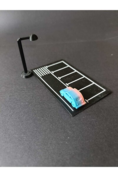 izmir yazici servis Minyatür Maket Malzemeleri Seti 3 Lü Set Sokak Lambası Ot...