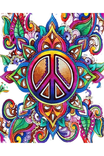 Other Painting by numbers set - Mandala, DIY, linen canvas, acrylic colors - ...