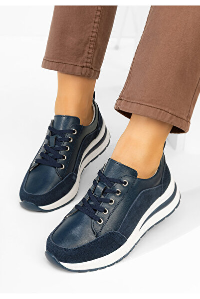 B T Shoes Sneakerși cu platforma Janelia navy