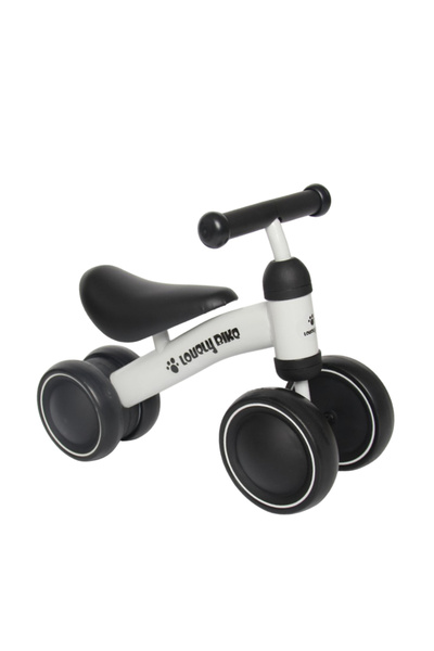 Kinderauto Bicicletă de echilibru Kinderplay LoveLy – Albă (18–30 luni)