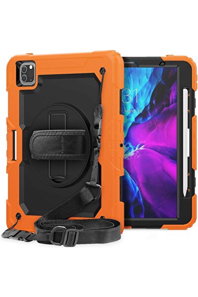 Other iPad Air 5/4, Pro 11 Case - 3 Layer Protection, 360 Support, Belt Strap...