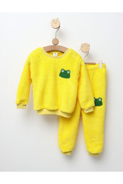 MiniKids Set 2 piese, Broscuta, model galben 122 (6-7 ani)