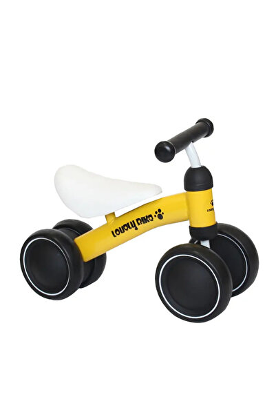 Kinderauto Bicicletă de echilibru Kinderplay Lovely – Galbenă, 18–30 luni