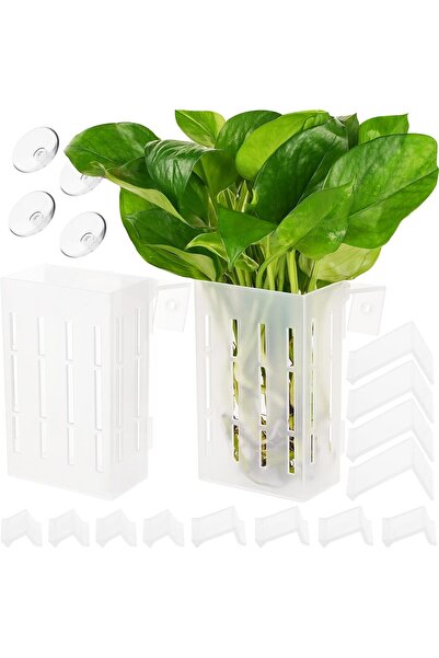 Other Set of 4 Aquarium Plant Supports - PP Plastic, Water Circulation, Sucti...