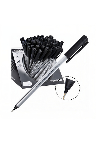 Pensan Gel Pen 60/set, 15cm Black