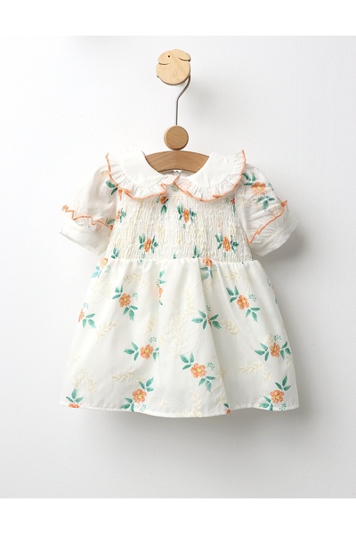 MiniKids Рокля на цветя Клара, модел с протокол 92 (18-24 месеца)