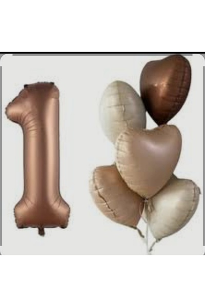 Mehca Redro Karemel Teddy Bear and 1 Year Old Coffee Foil, Caramel Heart Foil...