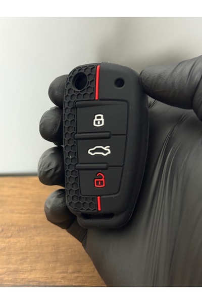 Luxe Aksesuarr Husă de protecție pentru telecomandă cu 3 butoane cu model tip...