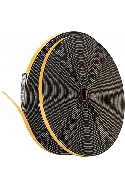 Other Window and Door Sealing Tape - Self-Adhesive Foam - 2x4m, 12x6mm, Black
