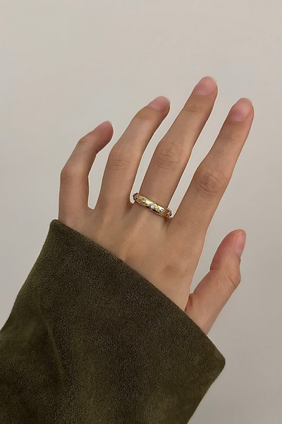 Okko Store Mini Stone Adjustable Ring