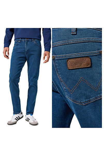WRANGLER Blugi bărbătești, Wrangler, Larston, lungime normală, bumbac, fermoa...